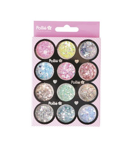 POLVOS GLITTER BRILLO NAIL ART DE POLLIÉ