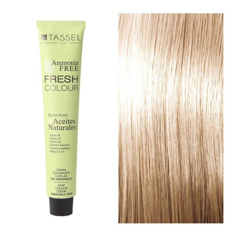 CREMA COLORANTE CAPILAR FRESH COLOUR SÍN AMONÍACO RUBIO SUPER CLARO Nº10