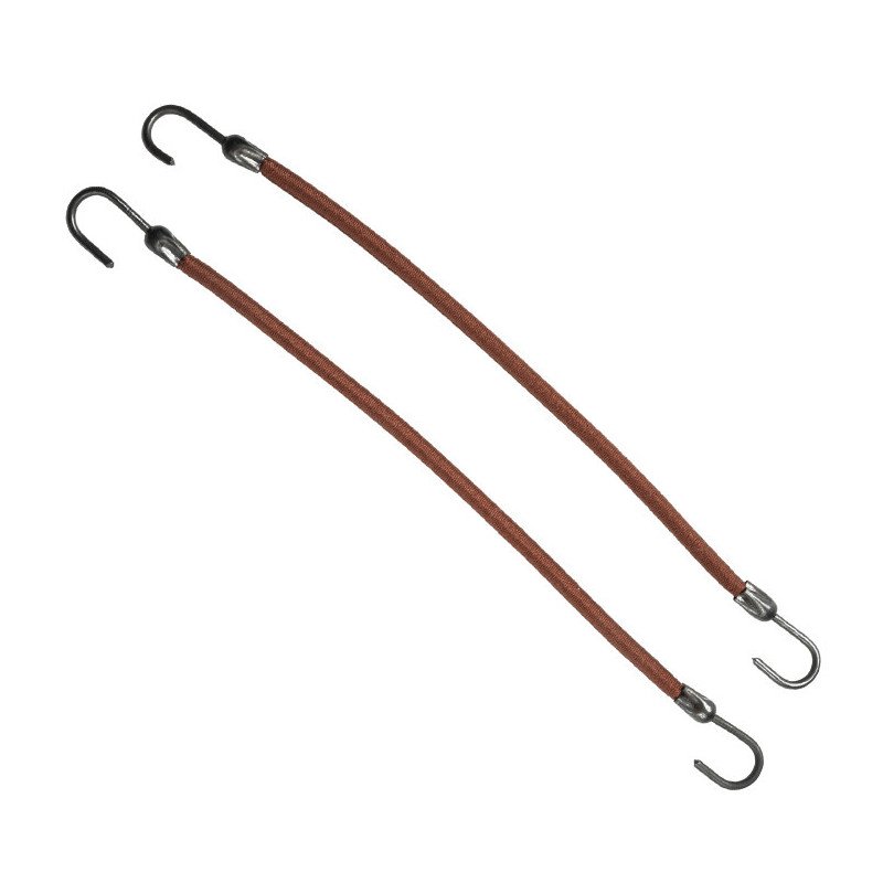 CART.12 GOMAS C/GANCHO MARRON