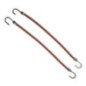 CART.12 GOMAS C/GANCHO MARRON