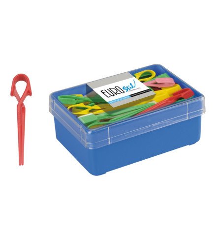 CAJA 5 DNS.PINZA PLAST.GRANDE