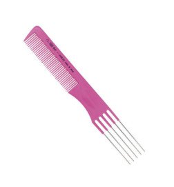 PEINE AHUECADOR COLOR 19,5 CM 5 PUAS HIERRO