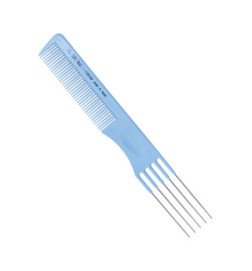 PEINE AHUECADOR COLOR 19,5 CM 5 PUAS HIERRO