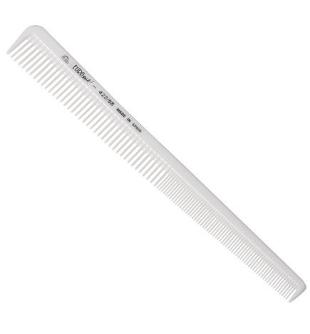PEINE ESPECIAL PELUQUERO 18 CM BLANCO