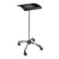 CARRITO AUXILIAR NEGRO 39X39X90