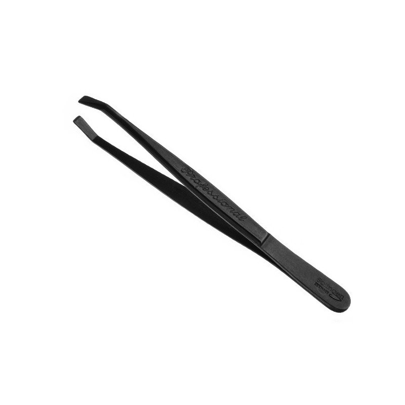 PINZA DEPILAR GDE. NEGRA 9 CM.