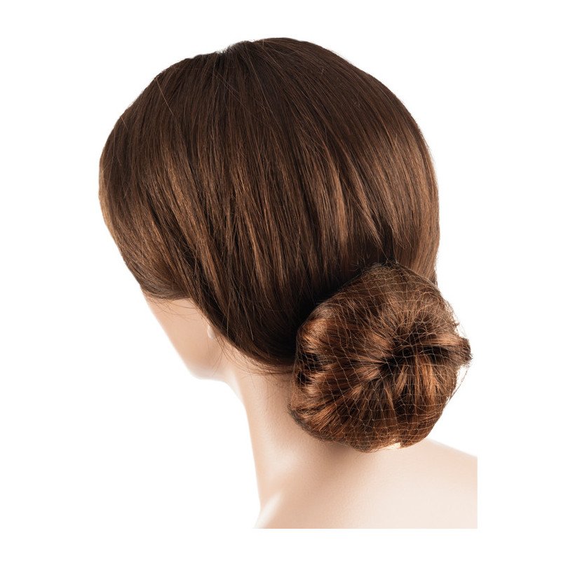 RED INVISIBLE NYLON MOÑO CASTAÑO CLARO