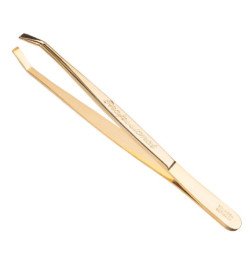 PINZA DEPILAR PROF.DORADA 9 CM
