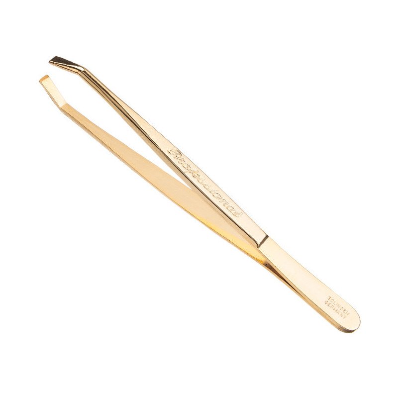 PINZA DEPILAR PROF.DORADA 9 CM