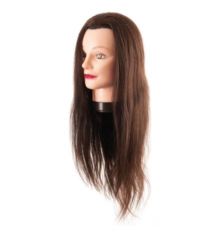 CABEZA MANIQUI PELO NATURAL S.LARGO 55-60 CM.