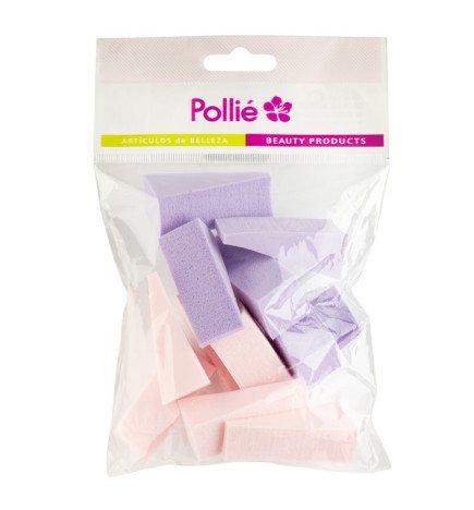 BOLSA 12 ESPONJAS MAQUILLAJE