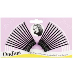 CARTON 24 CLIPS YO-YO NEGRO 50MM