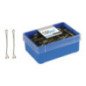 CAJA 200 CLIPS EUROSTIL BRONCE 60 MM