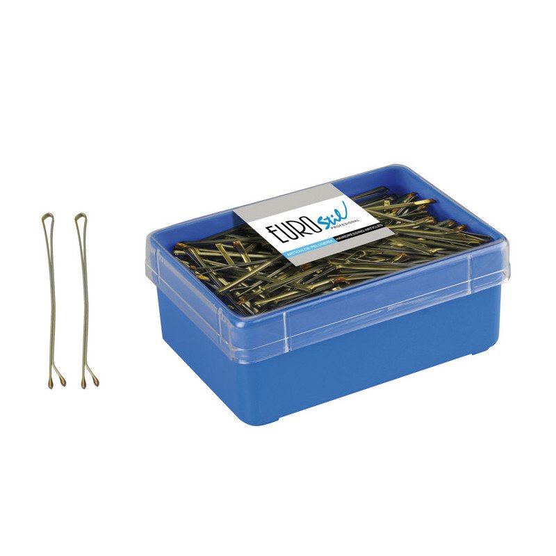 CAJA 150 CLIPS BRONCE EUROSTIL 70 MM
