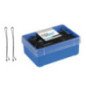 CAJA 150 CLIPS NEGRO EUROSTIL 70 MM