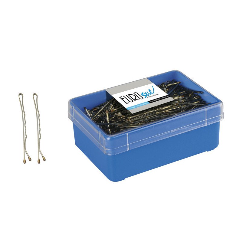 CAJA 300 CLIPS BRONCE EUROSTIL 50 MM