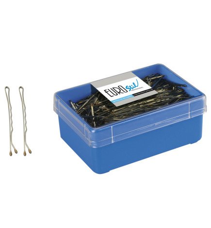 CAJA 300 CLIPS BRONCE EUROSTIL 50 MM