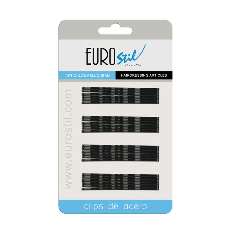 CARTON 24 CLIPS OND.NEGRO 70 MM