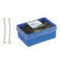 CAJA 150 CLIPS LARGO BRONCE EUROSTIL 70 MM