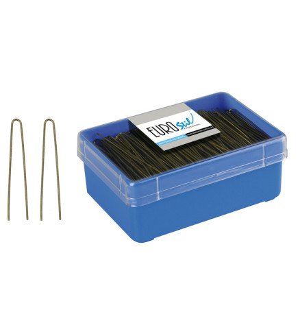 CAJA 400 HORQUILLAS MOÑO BRONCE EUROSTIL 65 MM