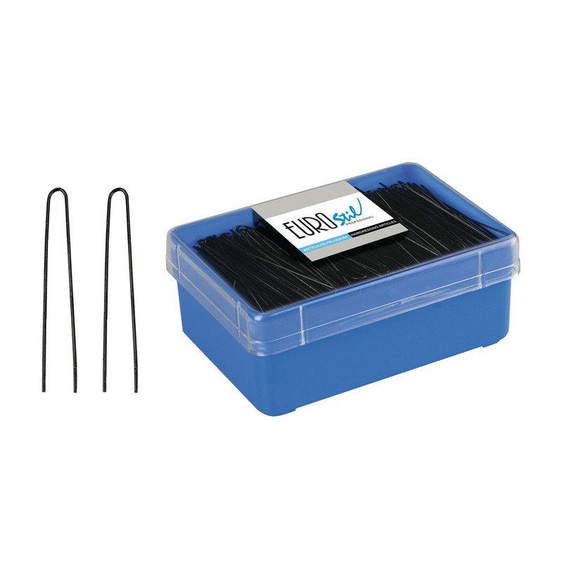 CAJA 400 HORQUILLAS MOÑO NEGRA EUROSTIL 65 MM