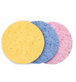 ESPONJA DESMAQUILLAJE CELULOSA 90MM.