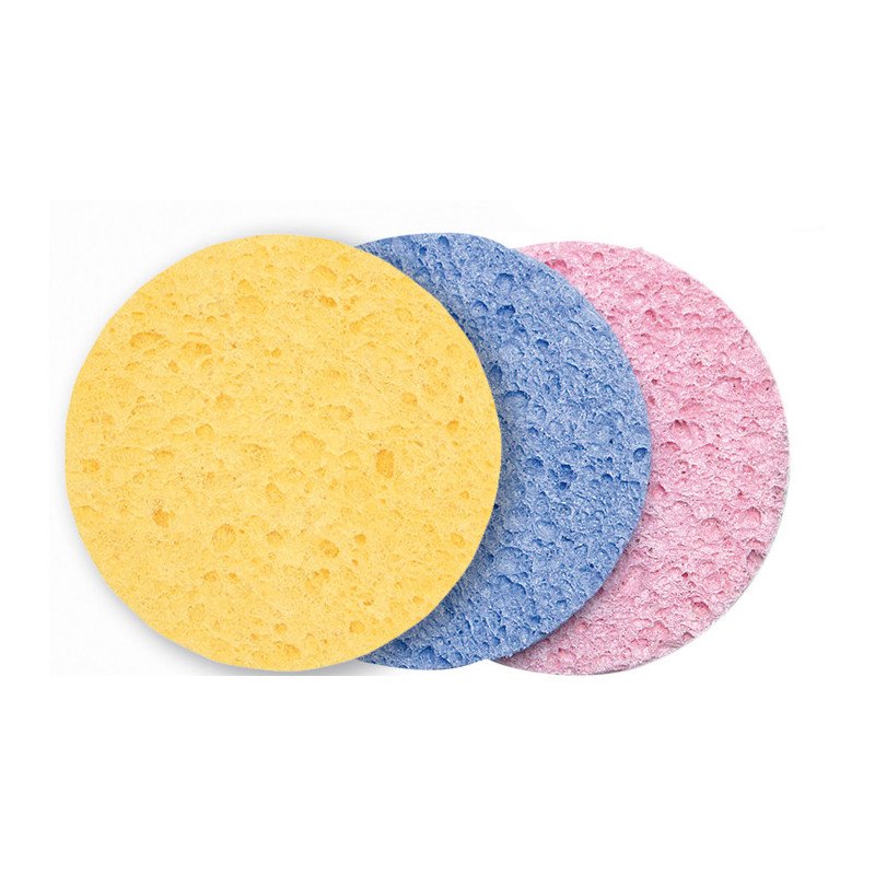 ESPONJA DESMAQUILLAJE CELULOSA 90MM.