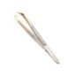 PINZA DEPILAR 8 CM. PUNTA DORADA