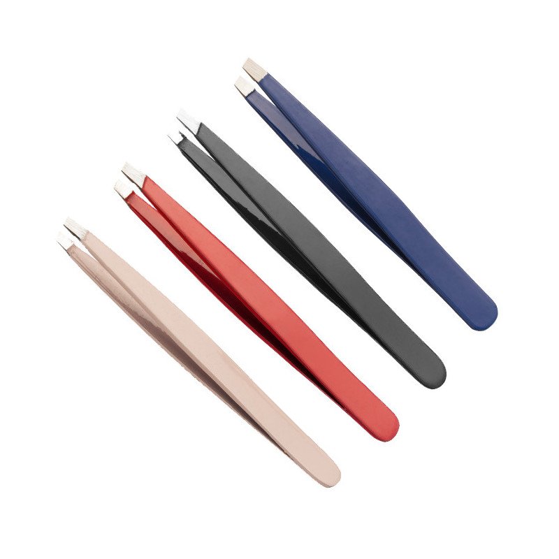 PINZA DEPILAR OBLICUA COLORES