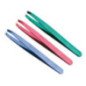 PINZA DEPILAR INOX.OBLIC.COLORES METALIZADOS