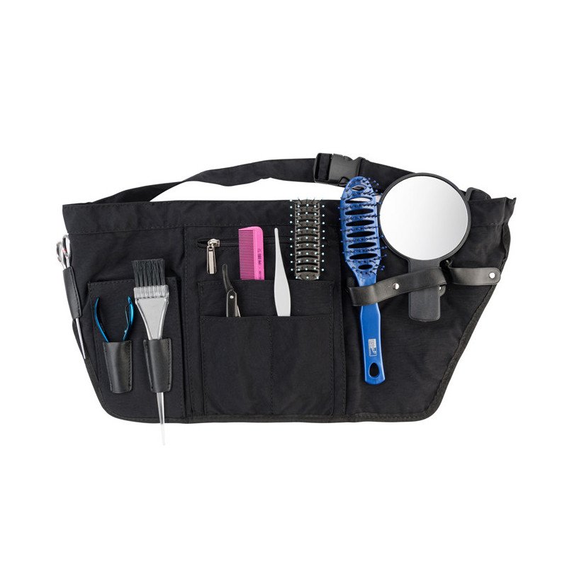 PORTA UTILES CINTURA NYLON NEGRO 25 X 59