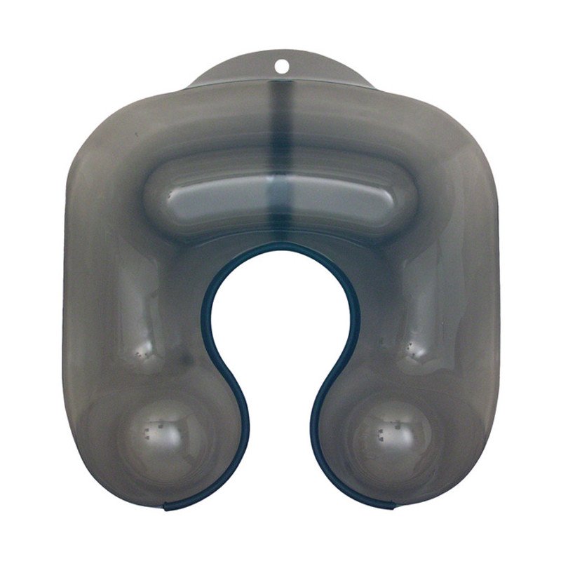 PROTECTOR CUELLO PLAST.CON RIBETE 33X36 NEGRO