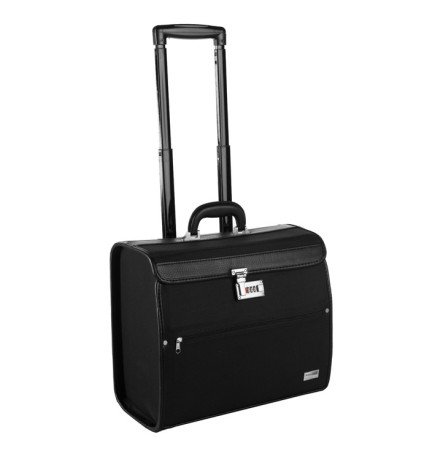 MALETIN TROLLEY NEGRO 42X20X35