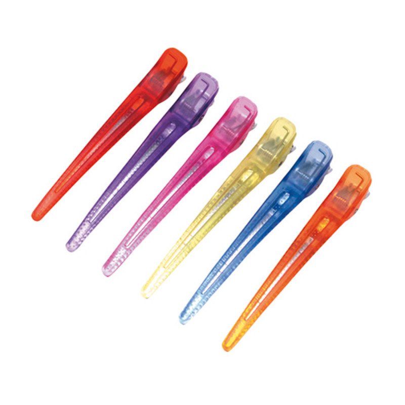 B.6 PINZAS PEQ.METAL-PLASTICO COLORES