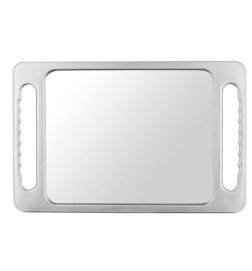 ESPEJO ASAS GRANDE PLATEADO 40X26 CM.