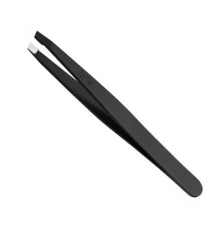 PINZA DEPILAR INOX.NEGRA 9 CM