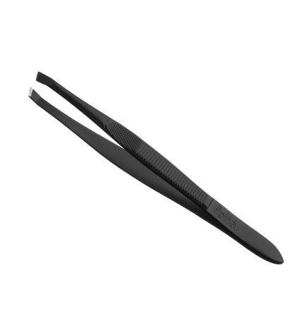 PINZA DEPILAR 9 CM.NEGRA OBLIC.
