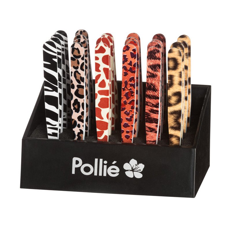 EXPOSITOR 24 PINZAS ESTAMPADO ANIMAL