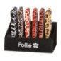 EXPOSITOR 24 PINZAS ESTAMPADO ANIMAL