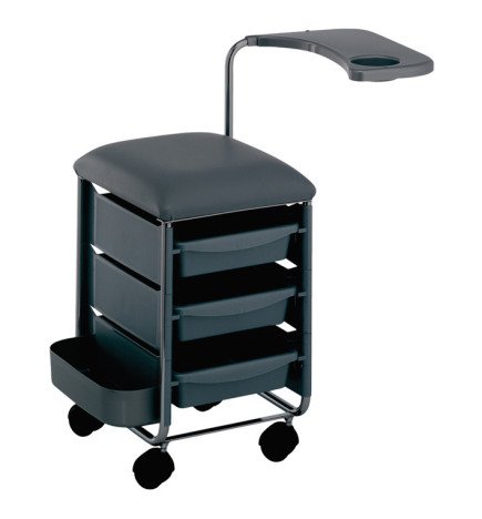 CARRITO MANICURA MOD.MANI SMALL NEGRO 35X34X49