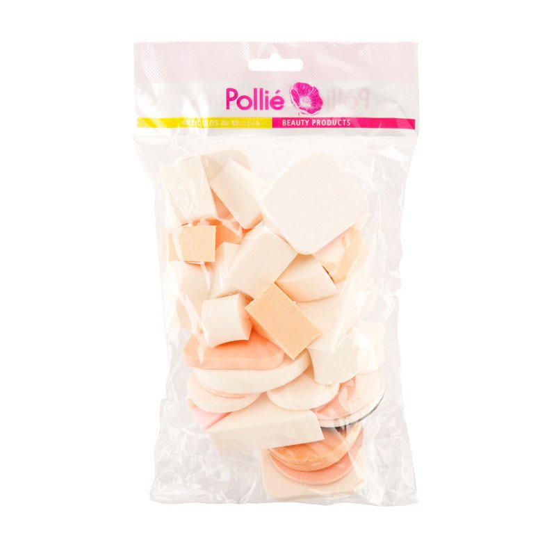 BOLSA 33 ESPONJAS MAQUILLAJE VARIADAS