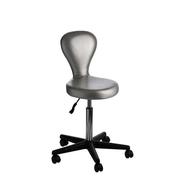 SILLA CON REGULACION ALTURA PLATA 45-69 CM
