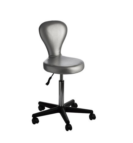 SILLA CON REGULACION ALTURA PLATA 45-69 CM