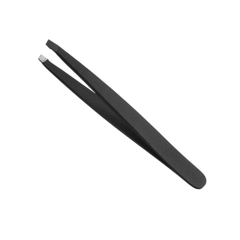 PINZA DEPILAR GRANDE NEGRA 9,5 CM
