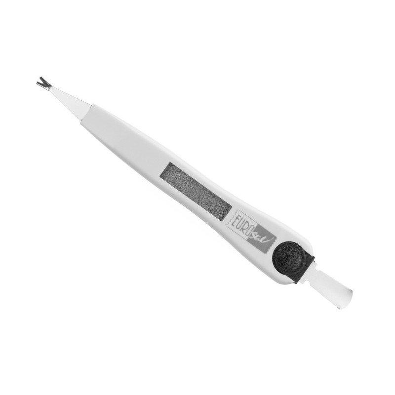 CORTA CUTICULAS BLANCO CON LIMA