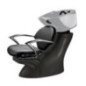 LAVACABEZAS 'STIL'NEGRO CON CERAMICA BLANCA