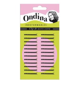 CARTON 24 MINICLIPS 2,5 CM. NEGROS