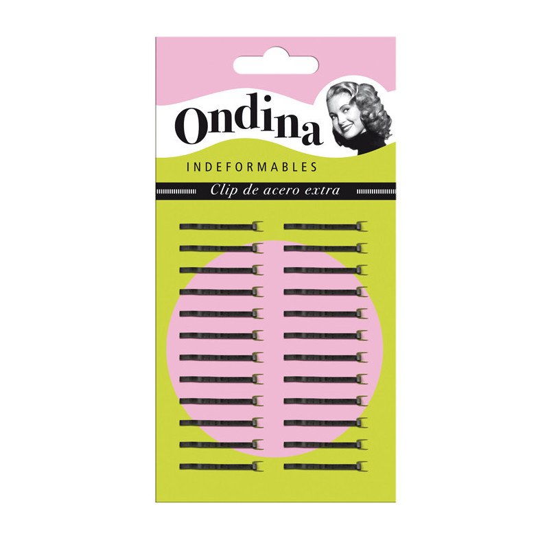 CARTON 24 MINICLIPS 2,5 CM. NEGROS