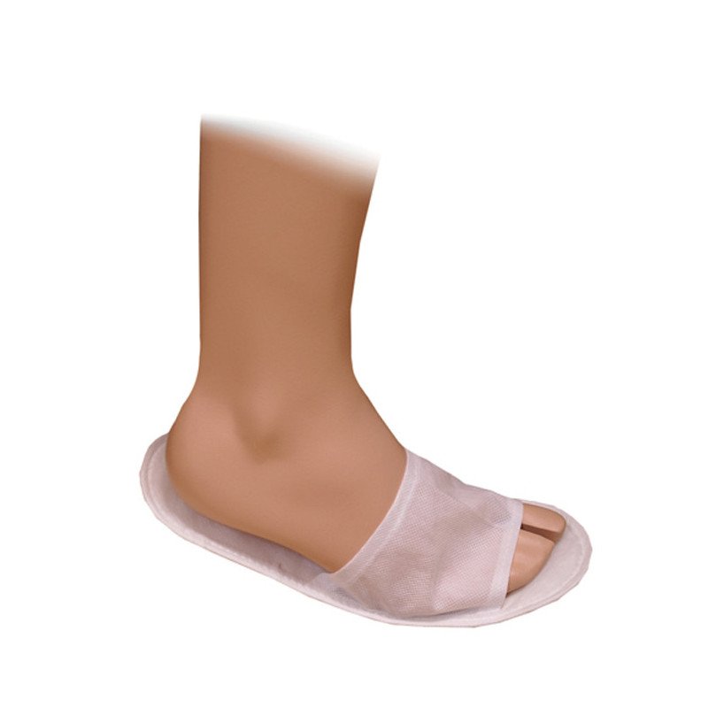 PAR ZAPATILLAS SUELA GOMA ABIERTAS