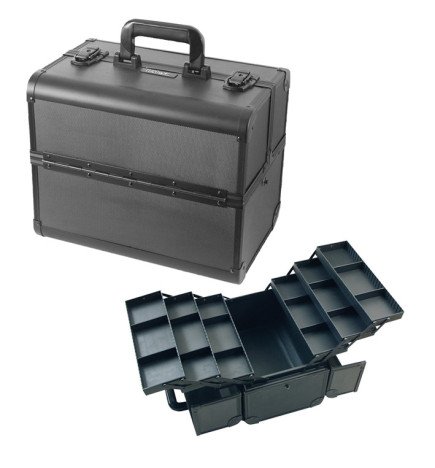 MALETA ALUMINIO NEGRA 36 X 24 X 29,5